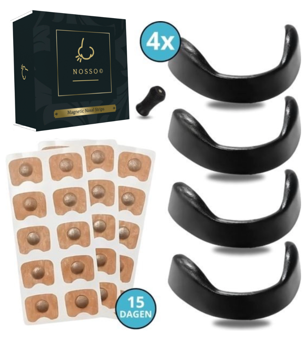 NOSSON® Magnetische Neusstrips (starter-pack) 15 st.